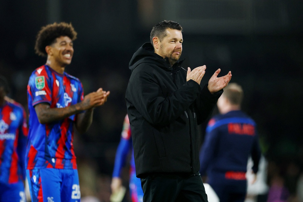 Crystal Palace eased the pressure on Pierre Sage (Reuters)