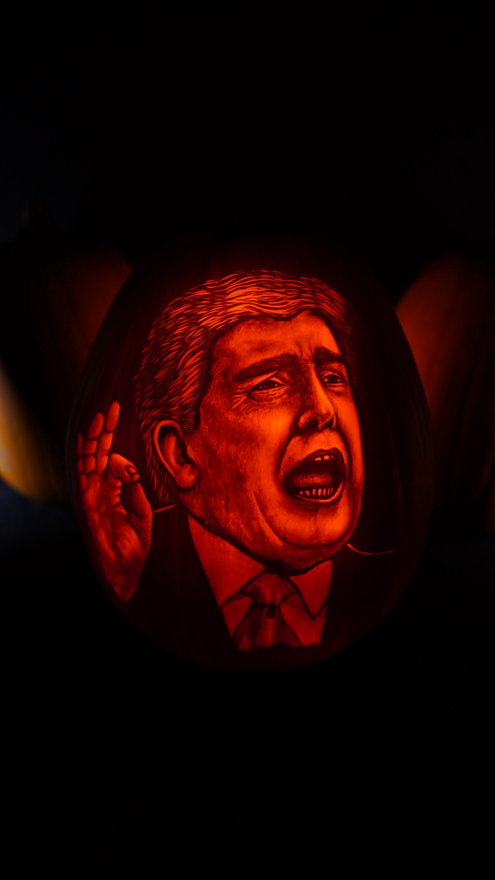 Jamie began carving Trump in 2024 (Collect/PA Real Life)