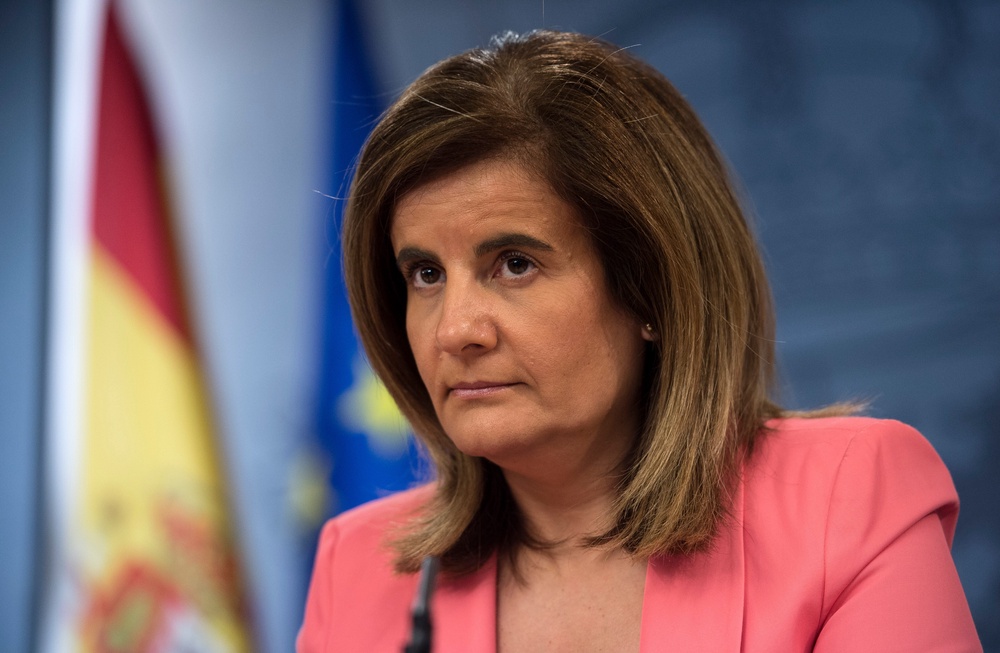 Spain's Labour minister Fatima Banez is feared dead after the crash (AFP/Getty)