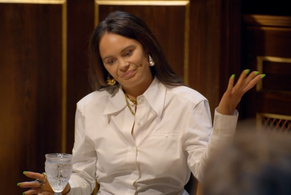 Image from: Celebrity Traitors semi-final live: Maya Jama’s huge slip-up overshadowed by bombshell roundtable moment