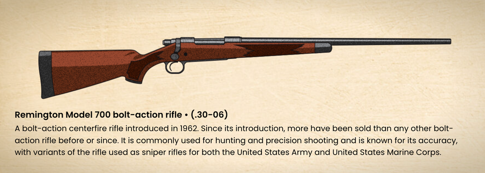 The Remington Model 700 rifle is one of the most popular bolt-action rifles in history (Idaho.gov)