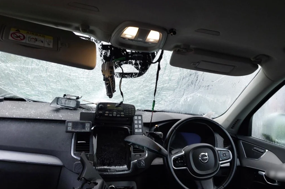 The aftermath of the incident (Essex Police)