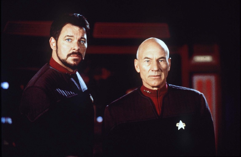 Jonathan Frakes and Patrick Stewart in Star Trek: First Contact (PA) (PA Media)