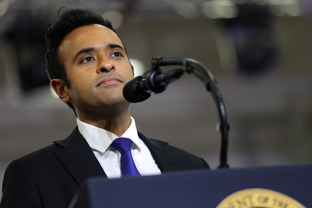 A controversial ad showing the mother of Republican Vivek Ramaswamy’s Democratic opponent, Amy Acton, urging Ohians not to elect her governor has been taken off the air (Getty Images)