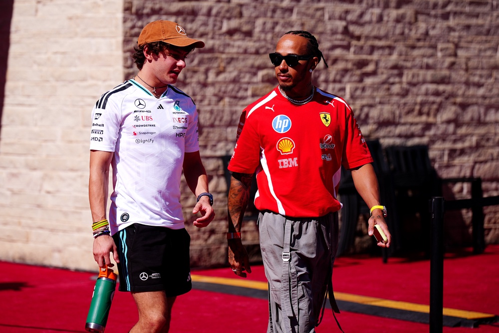 Hamilton has praised champion-in-waiting Kimi Antonelli, who is set to be crowned this weekend