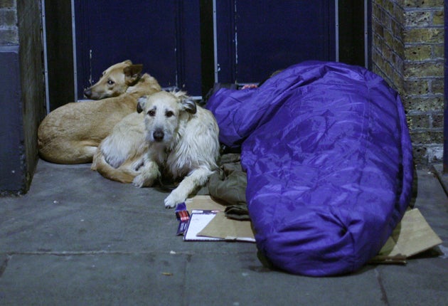 The NHS has previously reported an increase in A&E admissions of rough sleepers with addiction problems (Reuters)