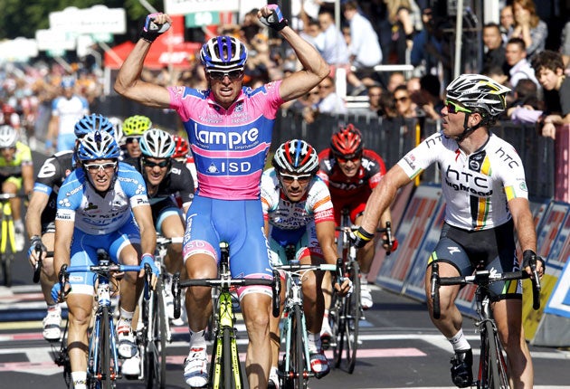 Alessandro Petacchi was one of Schmidt’s clients and was banned for two years (Getty Images)