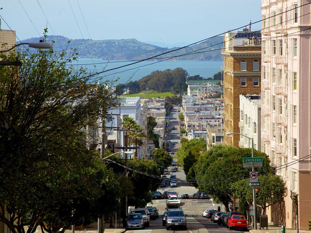 For the time being, demand remains high for premium properties in scenic areas such as Pacific Heights, which has sweeping views of San Francisco Bay (Chris Coplans)