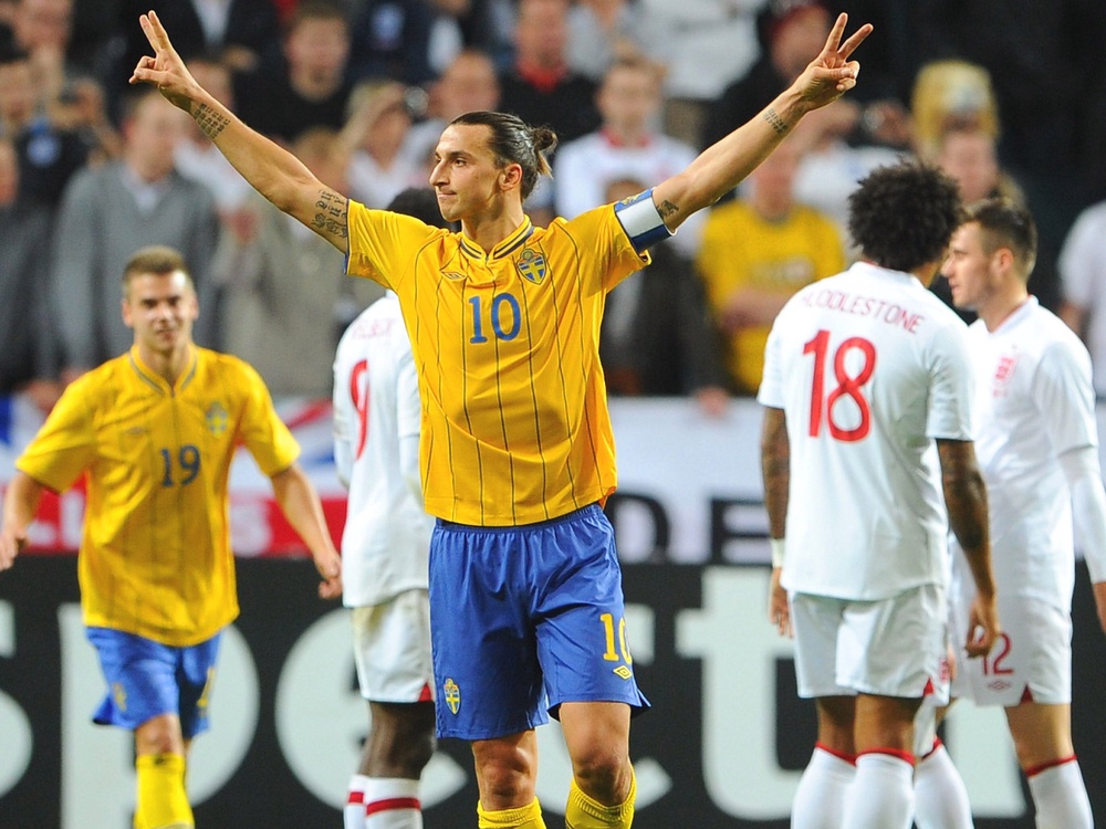 Ibrahimovic scores all of Sweden’s goals in brilliant individual display as England beaten 4-2 in friendly