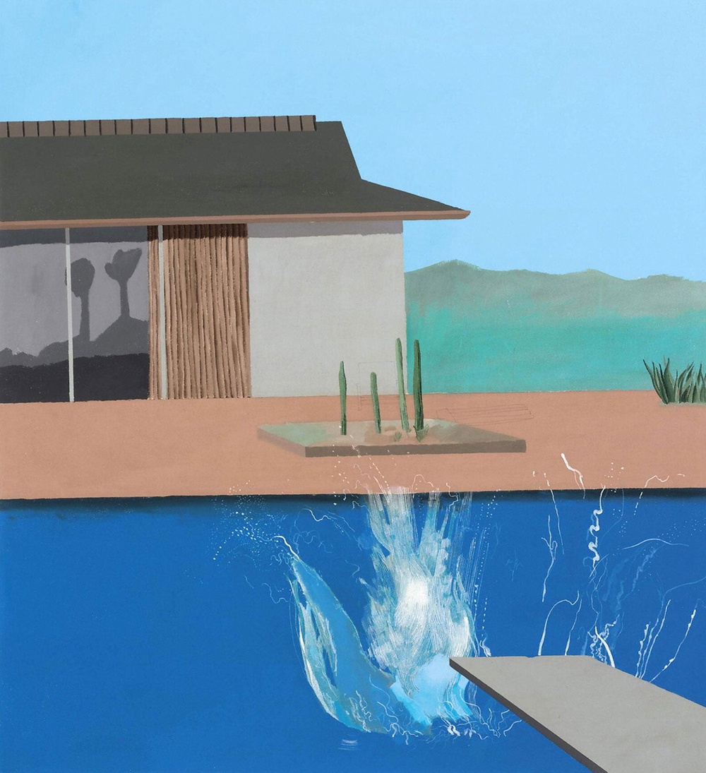 David Hockney’s ‘The Splash’ (AFP/Getty)