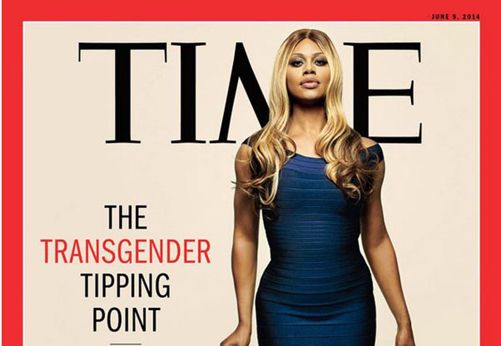 Laverne Cox on the cover of Time magazine in 2014