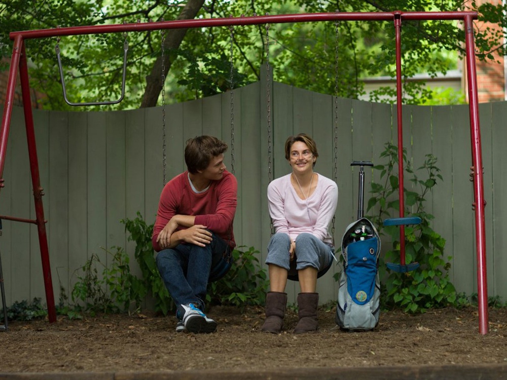 Shailene Woodley and Ansel Elgort star as Hazel and Gus in ‘The Fault in Our Stars’ (Twentieth Century Fox)