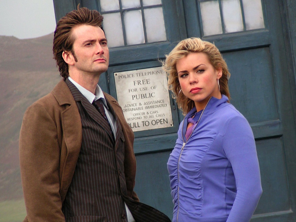 Billie Piper with David Tennant’s Doctor