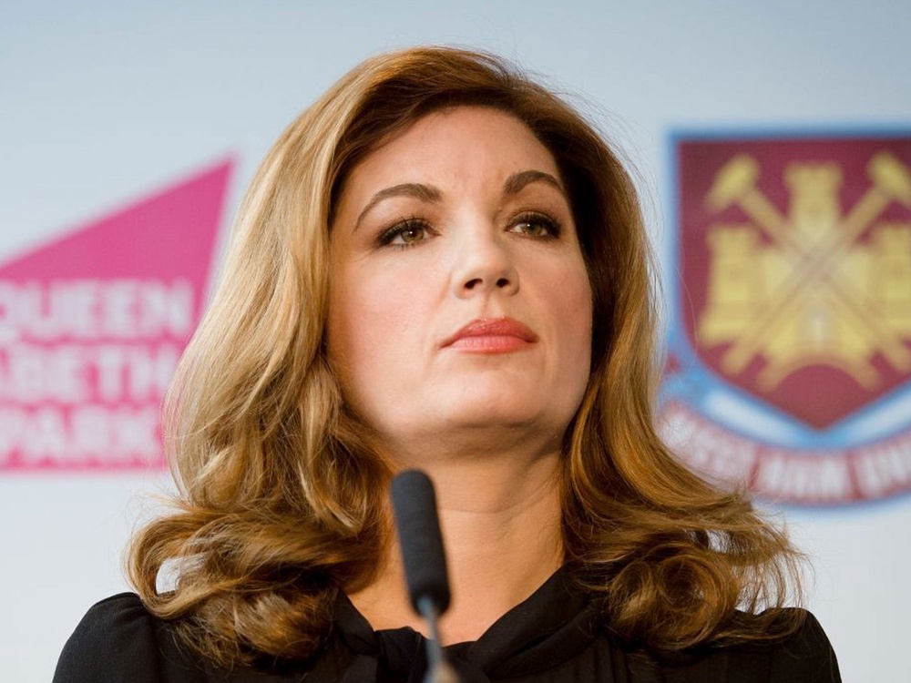 Karren Brady stepped down as West Ham vice-chair on Monday (AFP/Getty)