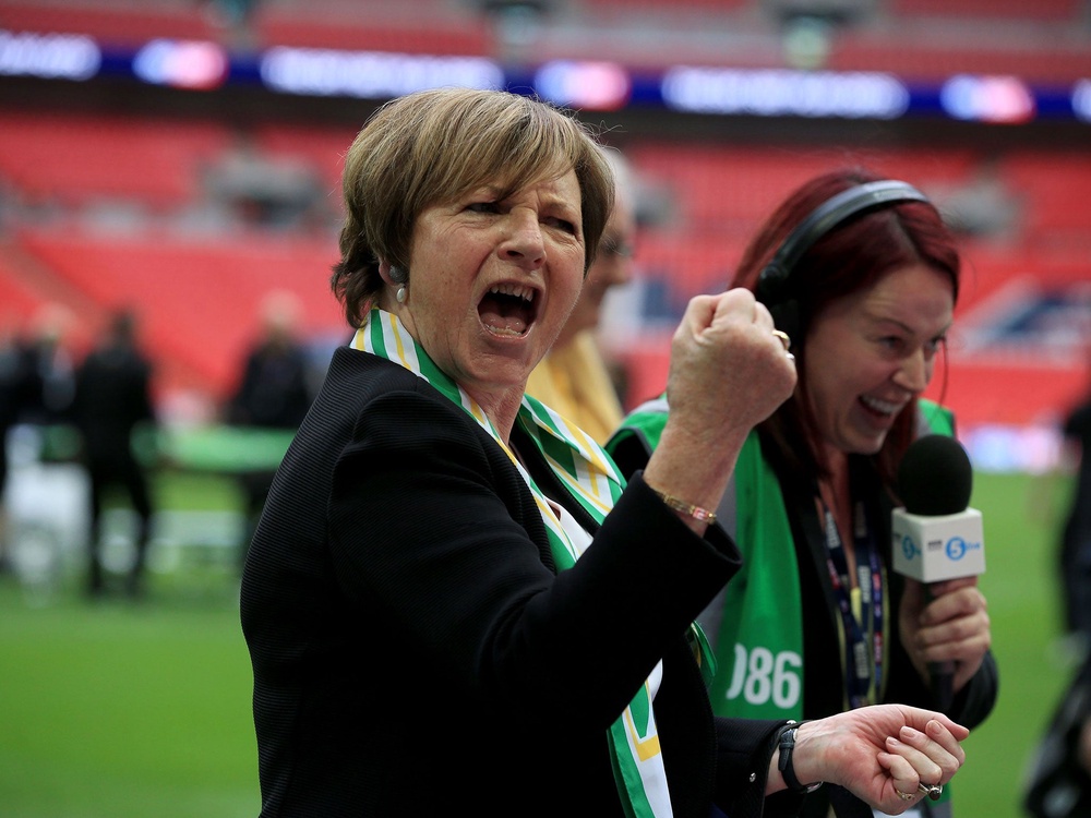Delia Smith was a Norwich City shareholder until 2024 (PA)