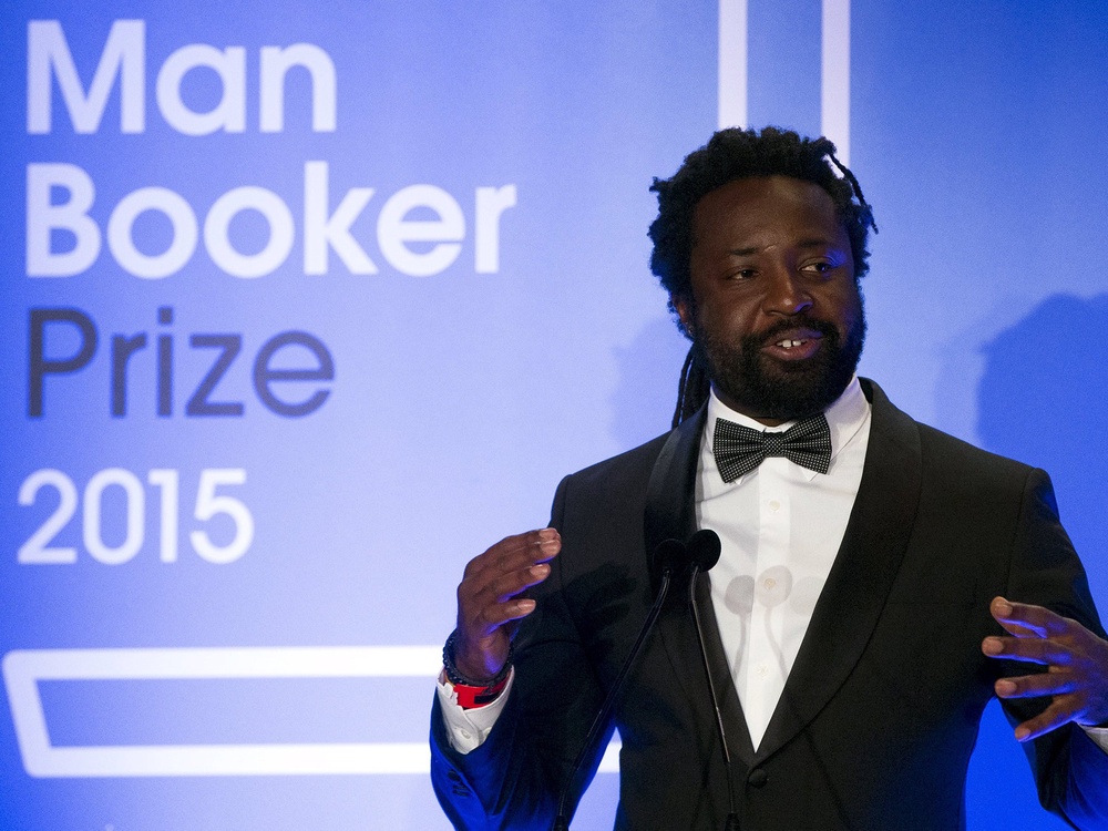 Marlon James speaks after winning the Man Booker Prize for Fiction 2015 (Getty)