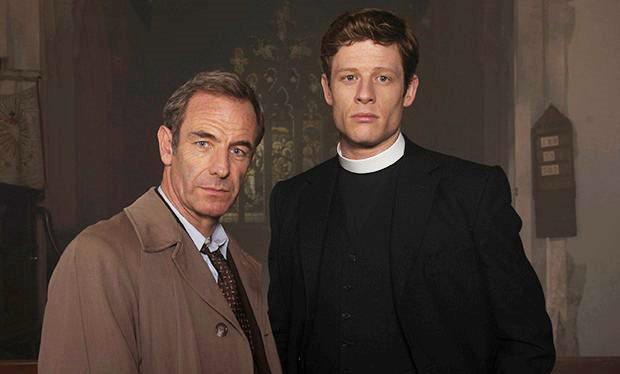 Robson Green in ITV’s ‘Grantchester’ with James Norton (ITV)