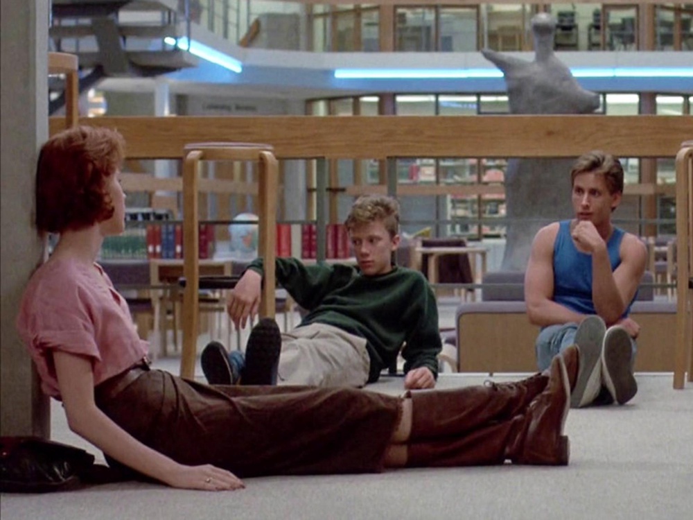 Molly Ringwald, Anthony Michael Hall and Emilio Estevez starred in John Hughes’s movie ‘The Breakfast Club’ (Shutterstock)