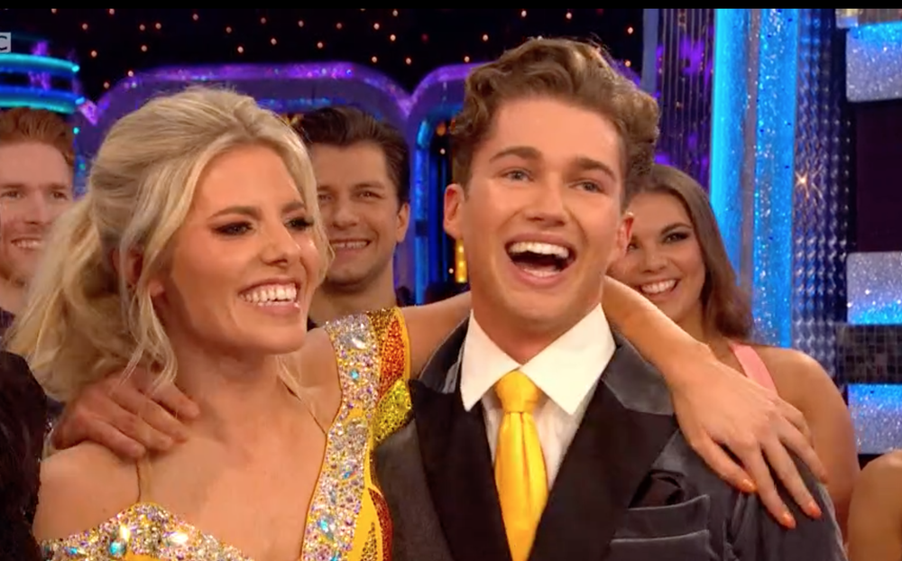AJ Pritchard with Mollie King on ‘Strictly Come Dancing’