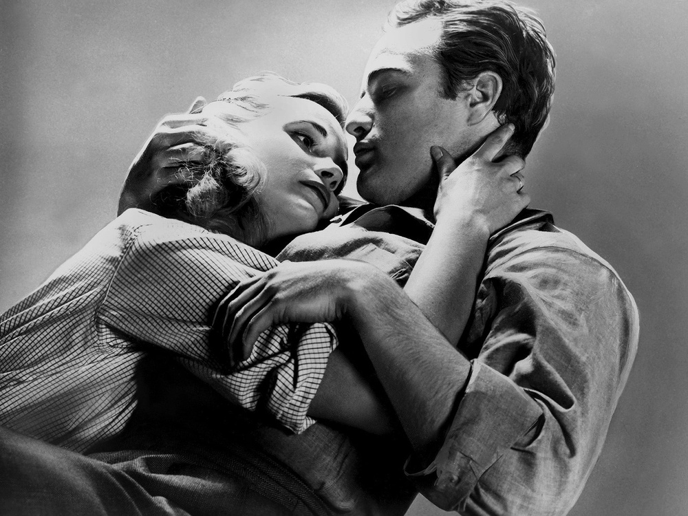 Eva Marie Saint with Marlon Brando in her Oscar-winning breakout role in Elia Kazan’s ‘On the Waterfront’ (Getty)