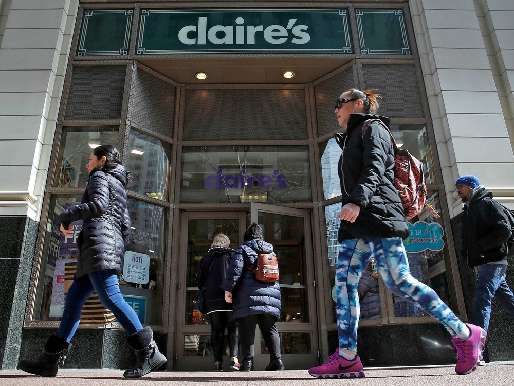 Modella, which also owns former WH Smith high street business TG Jones and Hobbycraft, placed Claire’s into insolvency after it was hit by “alarming” weak Christmas trading (AP)