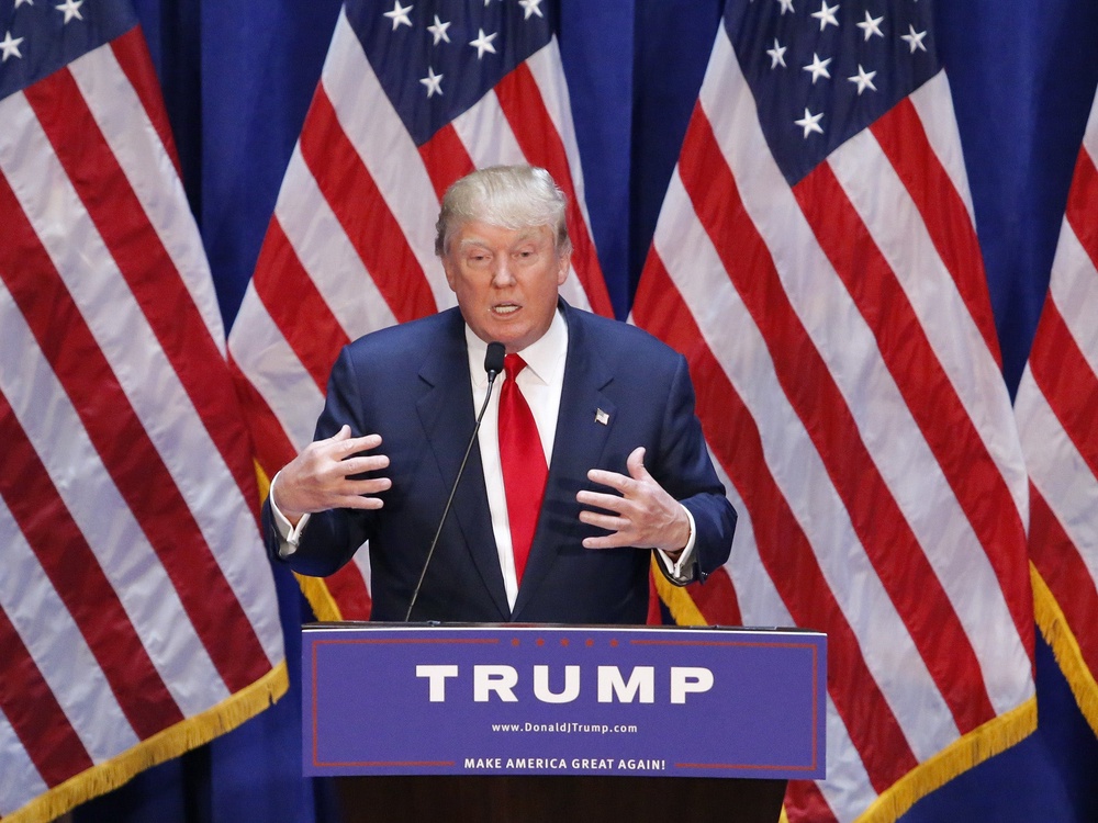 President Donald Trump has a long history of insulting Mexicans, beginning with the speech he delivered at Trump Tower in June 2015 first announcing his intention to run for the White House (AFP/Getty)