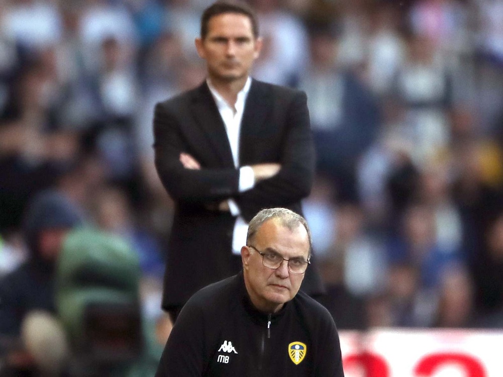 Marcelo Bielsa and Frank Lampard fell out over the incident in 2019 (PA)