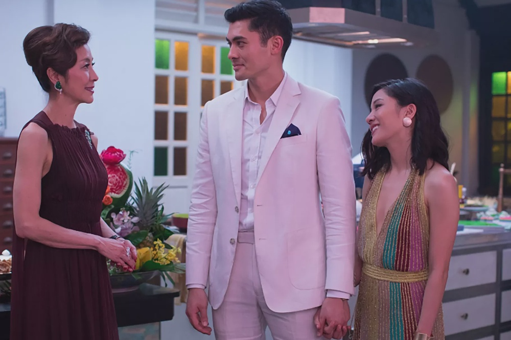 Michelle Yeoh, Constance Wu and Henry Golding in 'Crazy Rich Asians' (Warner Bros.)