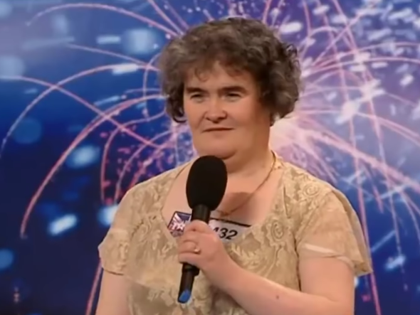 Susan Boyle in her first audition for Britain's Got Talent in 2009 (ITV)
