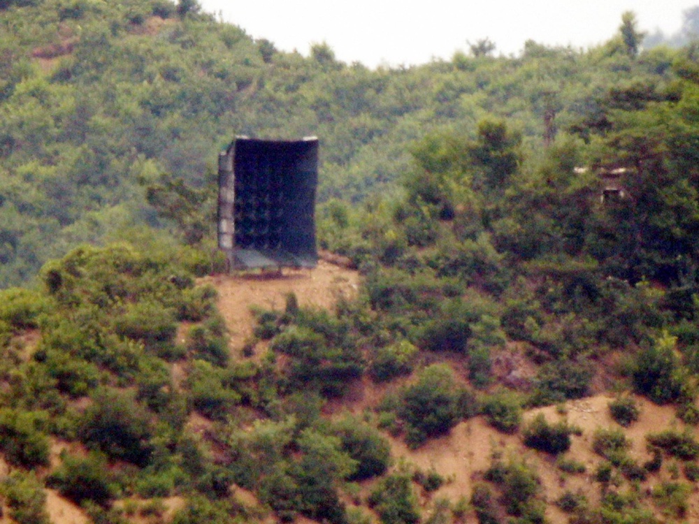 North Korea has previously stopped using loudspeaker broadcasts along the border