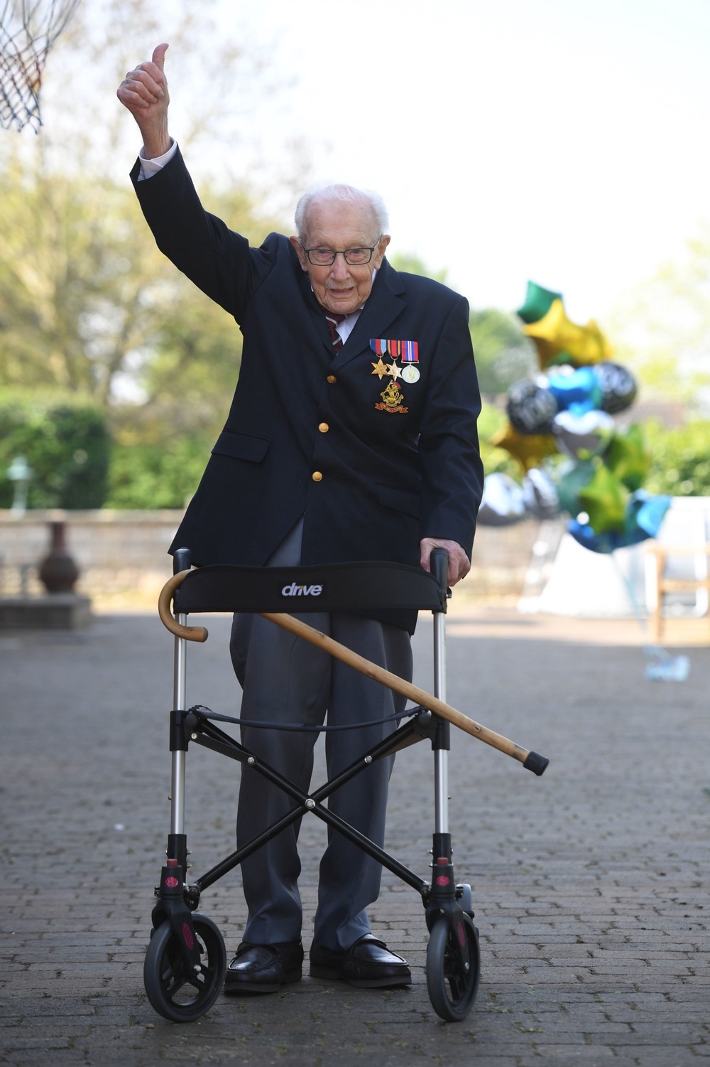 Captain Sir Tom raised nearly £39m for NHS charities (PA)