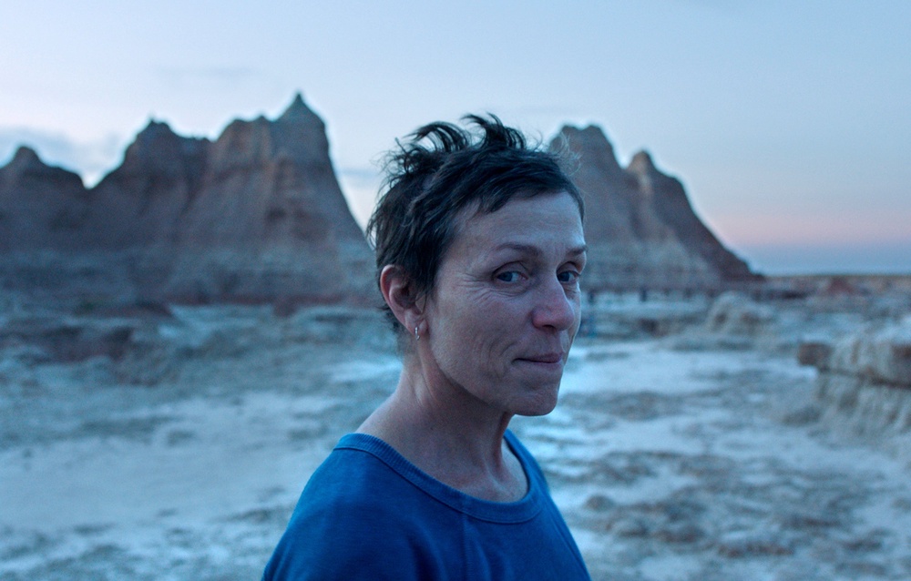 Frances McDormand in Chloé Zhao’s Oscar-winning ‘Nomadland’ (Searchlight Pictures/AP)