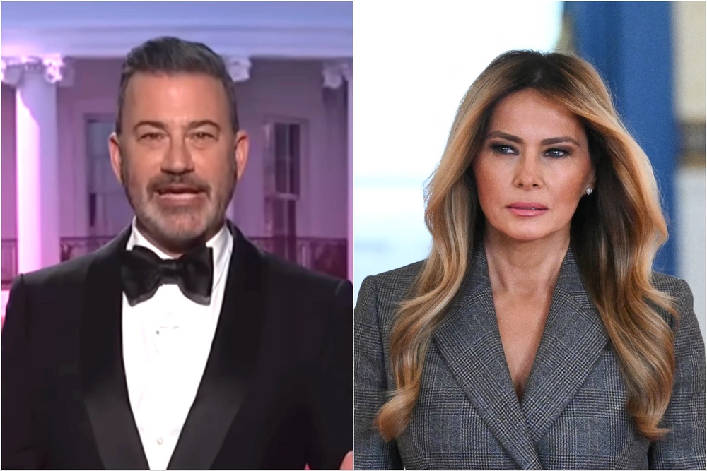 Image from: Trump shooting latest: Jimmy Kimmel breaks silence over Melania ‘widow’ joke after Trump demands he’s fired