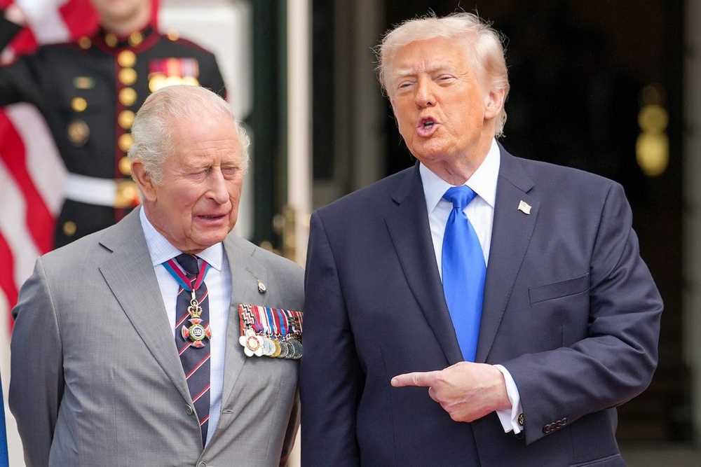 Image from: King Charles tour latest: Royal arrives in Bermuda after multiple meetings with Trump during US state visit
