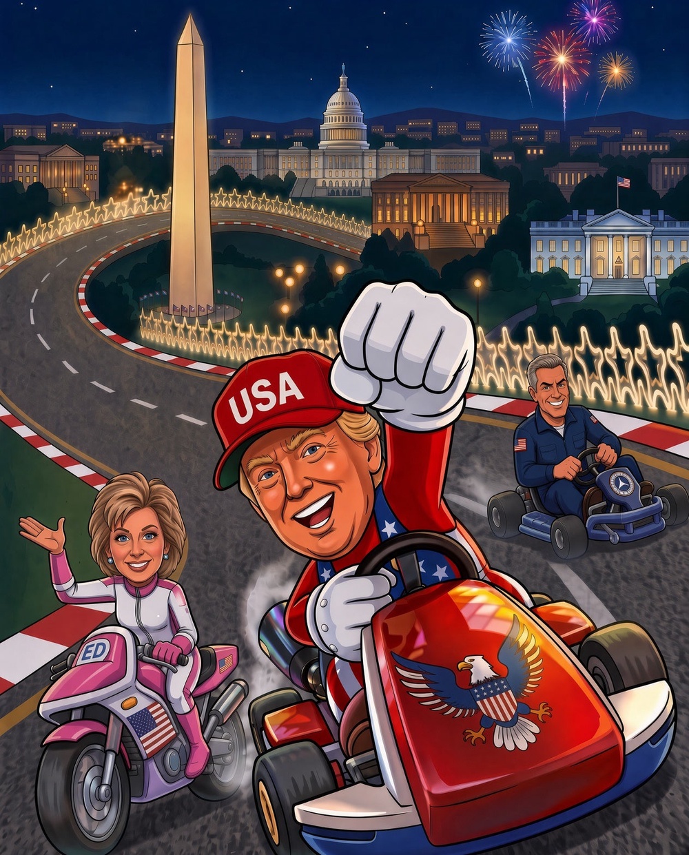 Image from: Freedom 250 Grand Prix Live: Starting lineup confirmed for IndyCar race in DC as Trump set to attend