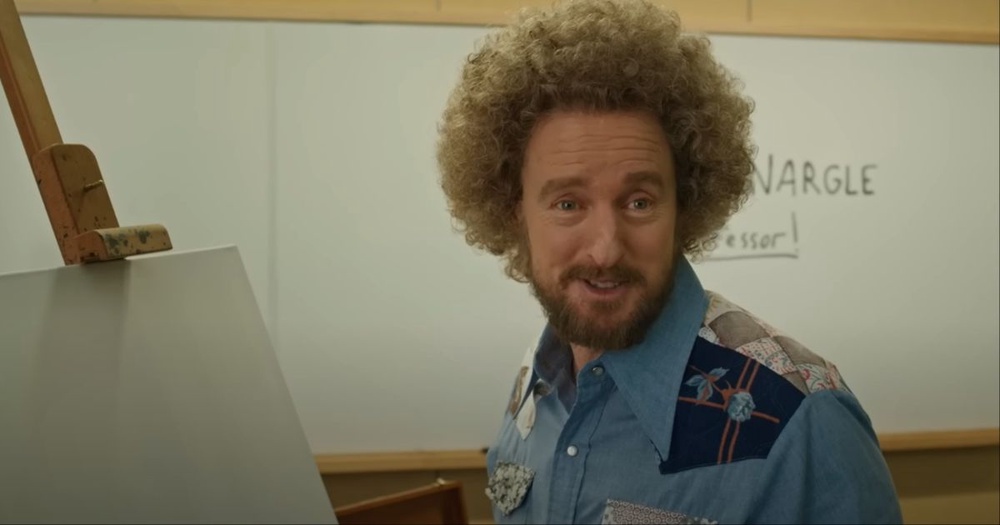 Paint Trailer Imagines Owen Wilson as a Bob RossInspired Artist