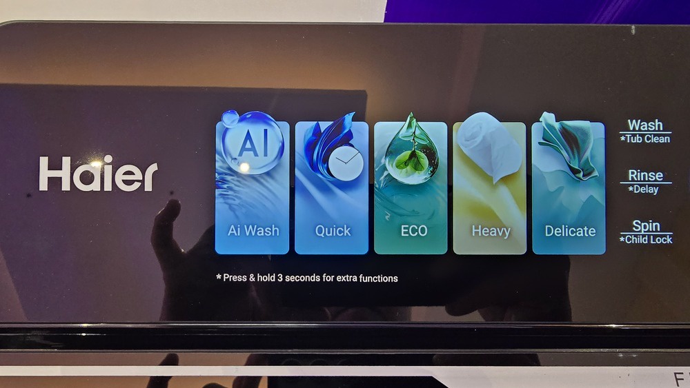 Image from: Haier IRIS 2698 Puts AI at the Centre of Smarter Laundry