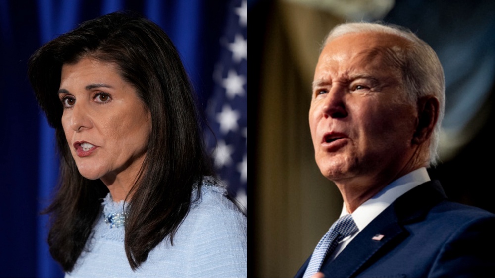 Haley leads Biden by 4 points in 2024 matchup, but falls short of