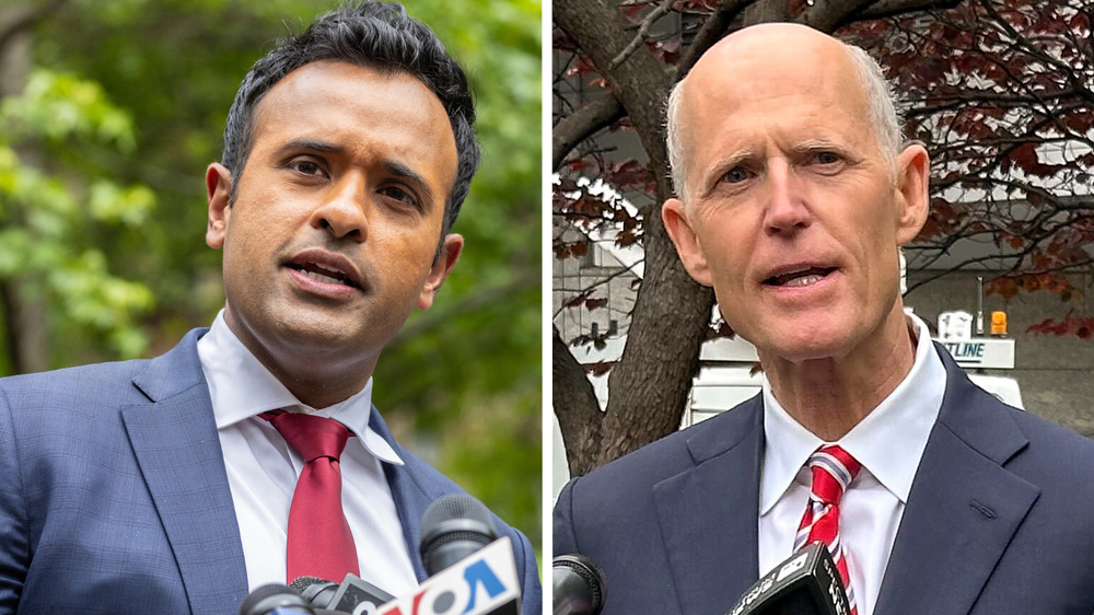 Ramaswamy endorses Rick Scott in Senate GOP leadership race