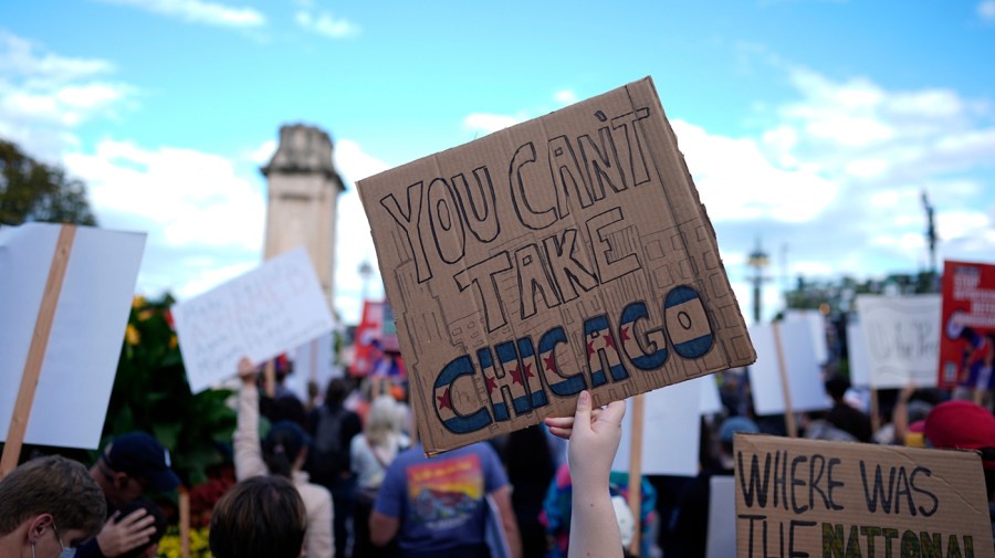 Broadview mayor limits protests around Illinois town’s ICE facility