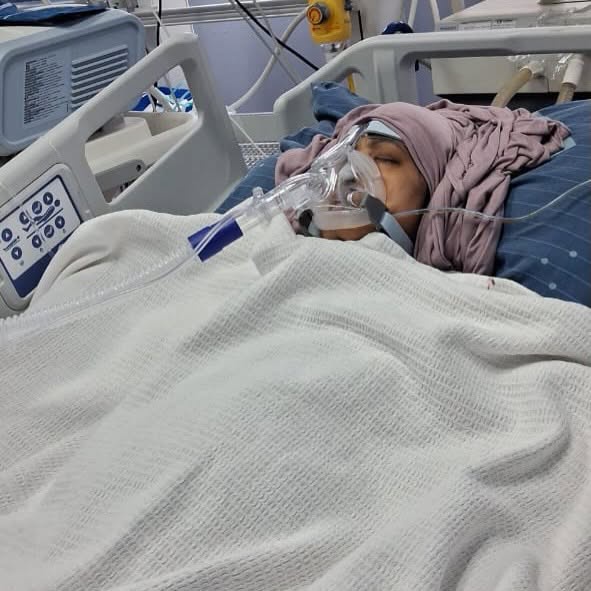 Image from: Pelakon Lydia Ibtisam kritikal, Elliza Razak mohon doa kesembuhan