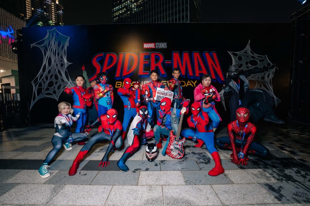 Image from: 600 dron Spider-Man warnai langit Kuala Lumpur di TRX