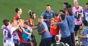 Pemain Argentina dan Sepanyol bertelagah selepas tamat aksi final Piala Dunia