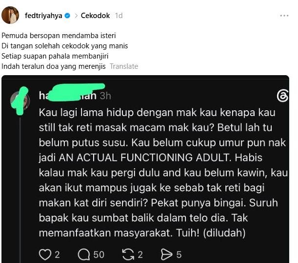 Image from: Hantaran lelaki minta bakal isteri sediakan bekal sarapan cetus debat netizen