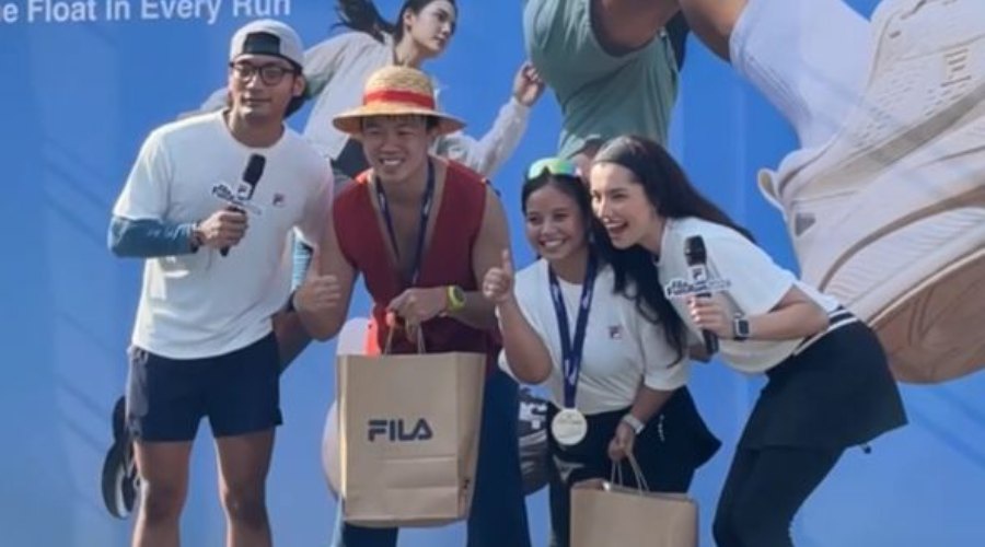 Image from: FILA’s Fun Run Takeover Debuting the FLOAT Collection in a High-Energy “Cloud-Walk” Experience