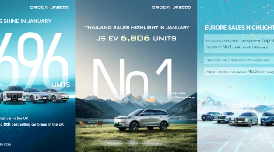 Image from: Three Years, One Million Units: OMODA | JAECOO Reaches Global Milestone