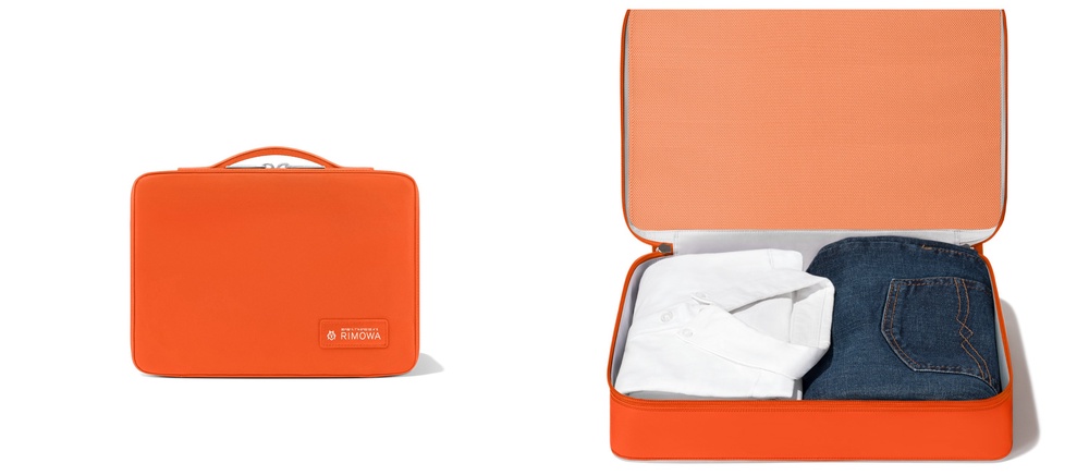 Image from: RIMOWA Welcomes Orange and Magenta, Two New Vivid Hues to Its Essential & Groove Ranges