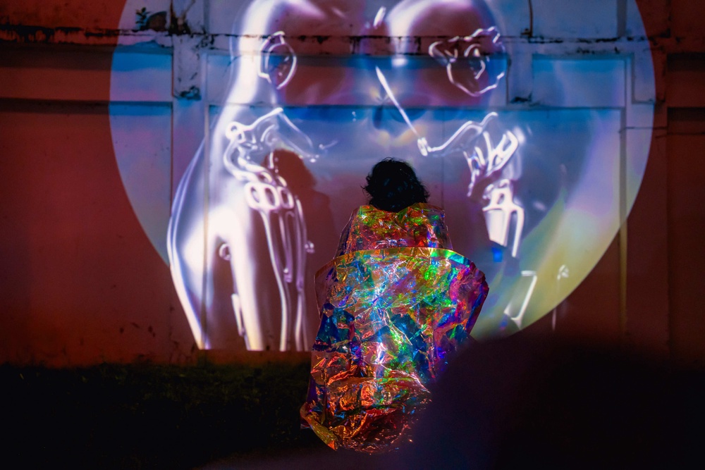 Image from: KL Nights Get a Glow-Up, Warung TERANG Brings Moving Light Art to City Streets