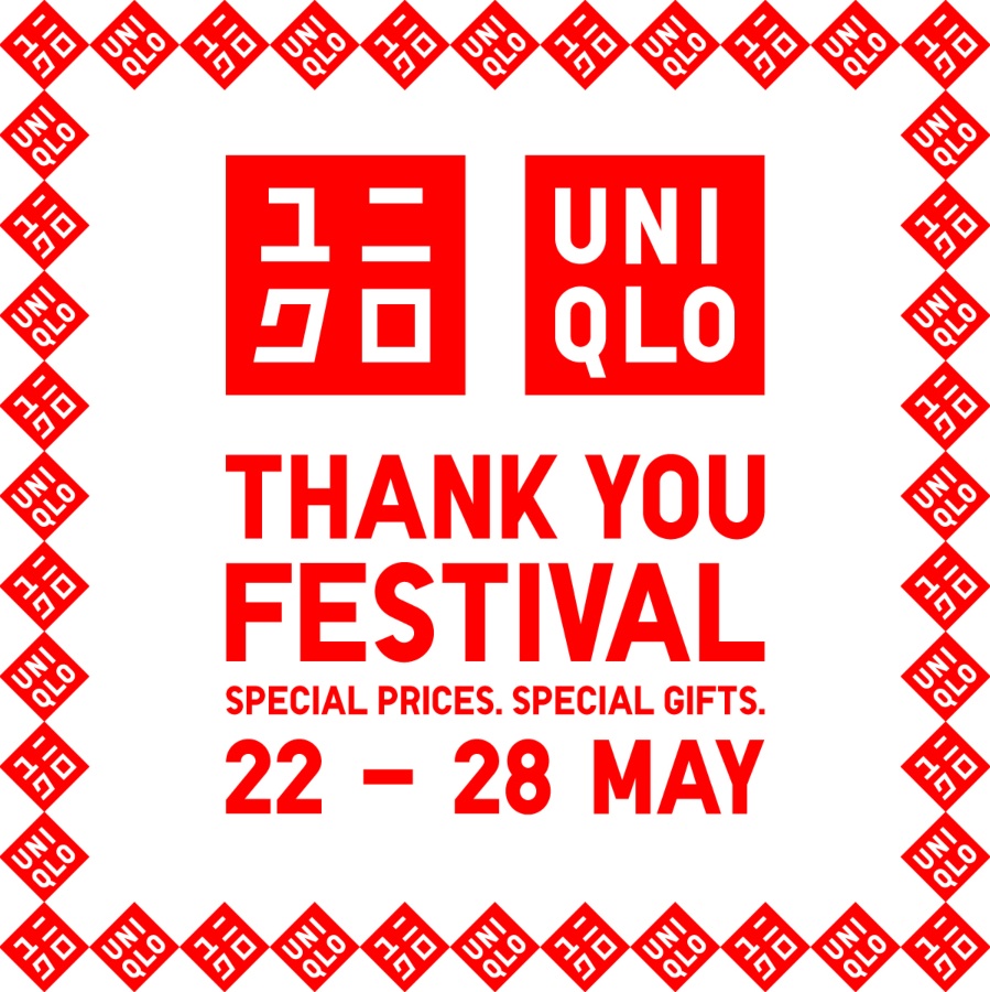 Image from: UNIQLO Celebrates Customers with the Return of the Thank You Festival, Featuring Special Prices and Special Gifts