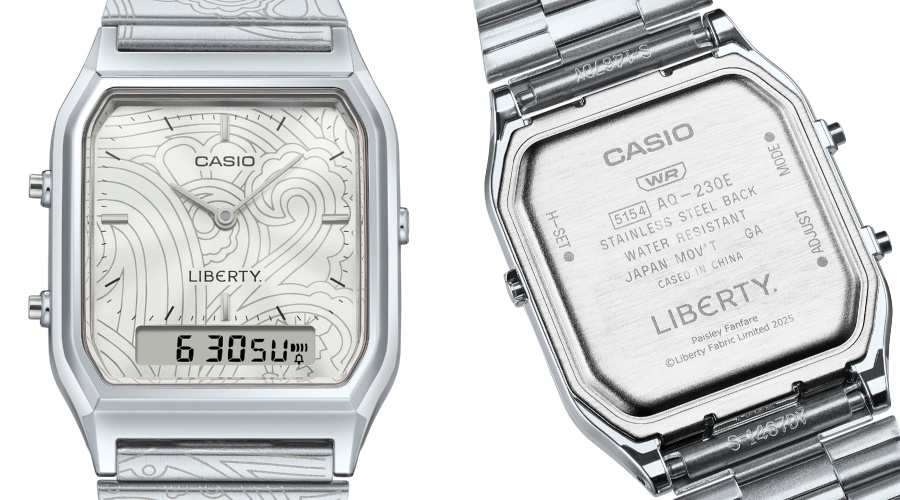 Image from: Casio Collaboration Watches with Liberty, the Historic British Design House